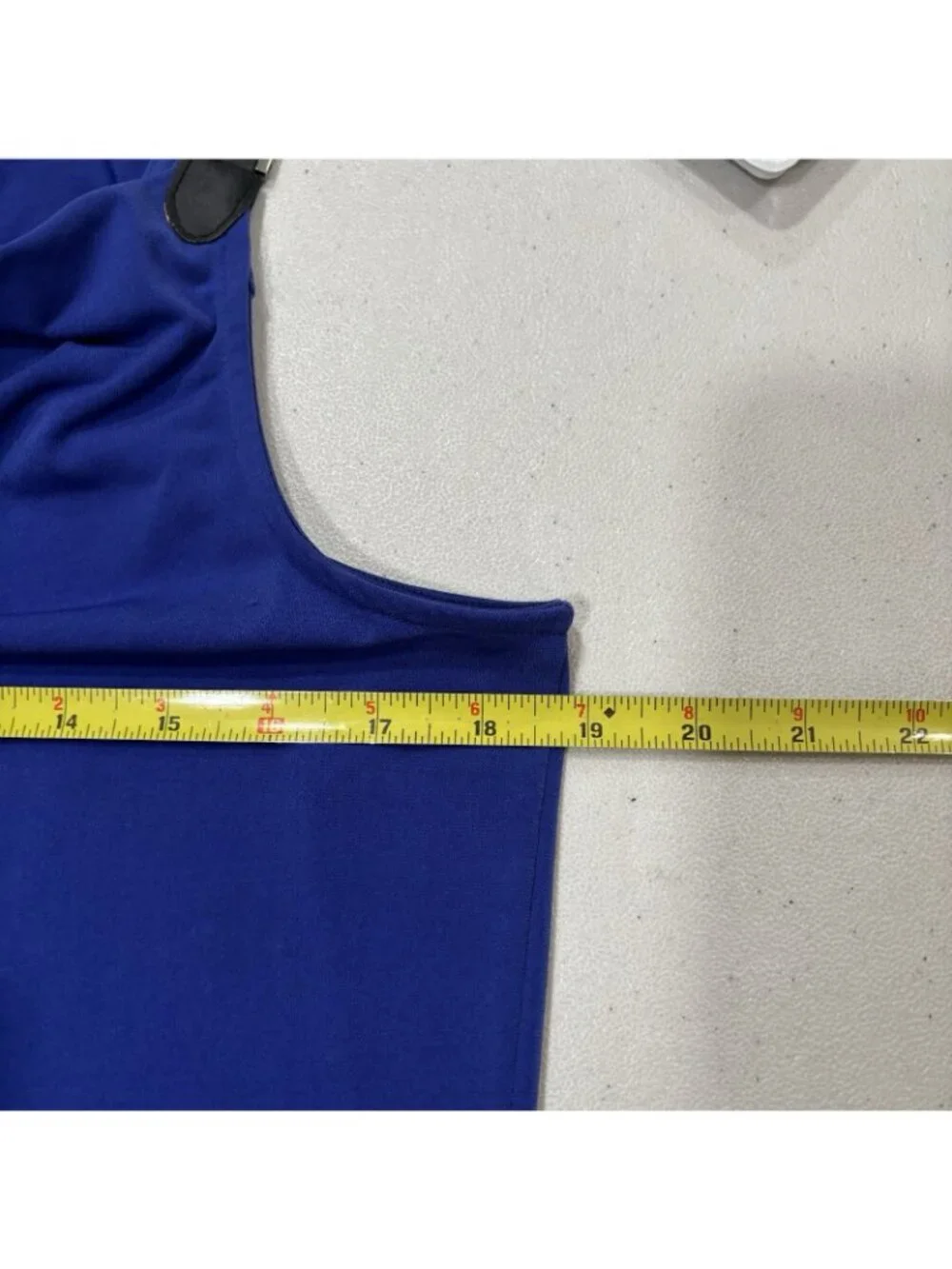 Michael Kors Surf Blue Embelished Short Dress Drapped Front Stretchy Size Large